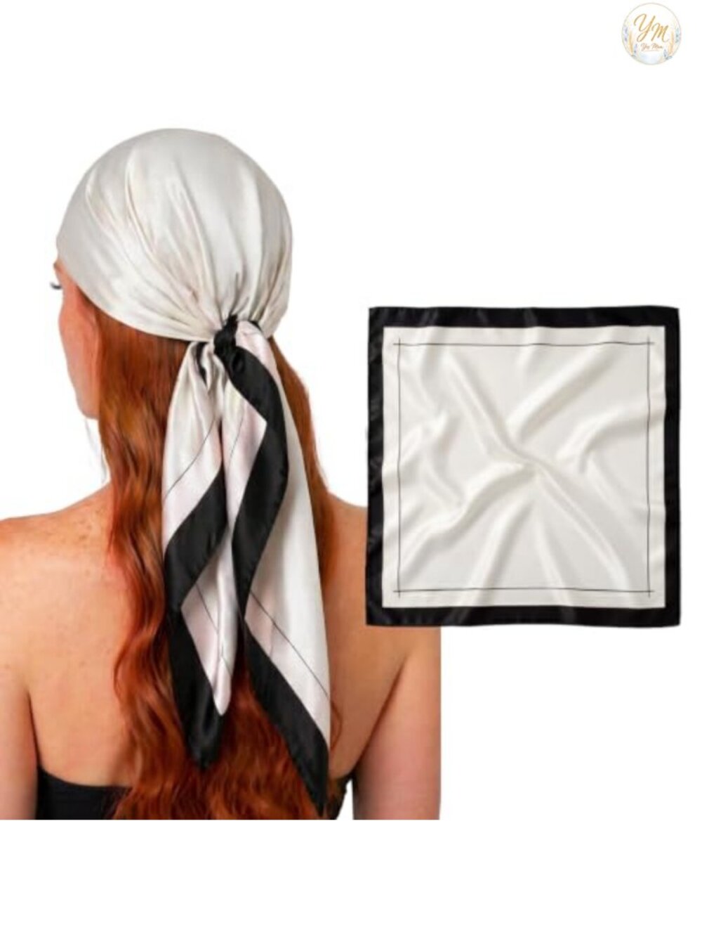 Mulberry Silk Head Scarf Bandana 36in Square 19 Momme